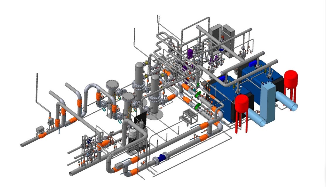 Узел блок измерения качества газа БИК Установки газорегуляторные